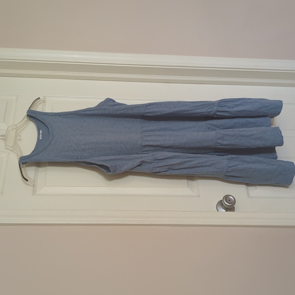 GAP TIERED TANK SLATE BLUE XL - Picture 2 of 7